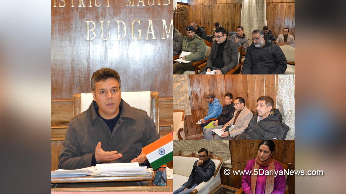 Dr Bilal Mohi Ud Din Bhat, Budgam, Deputy Commissioner Budgam, DC Budgam, Kashmir, Jammu And Kashmir, Jammu, District Administration Budgam, District Telecom Committee, DTC
