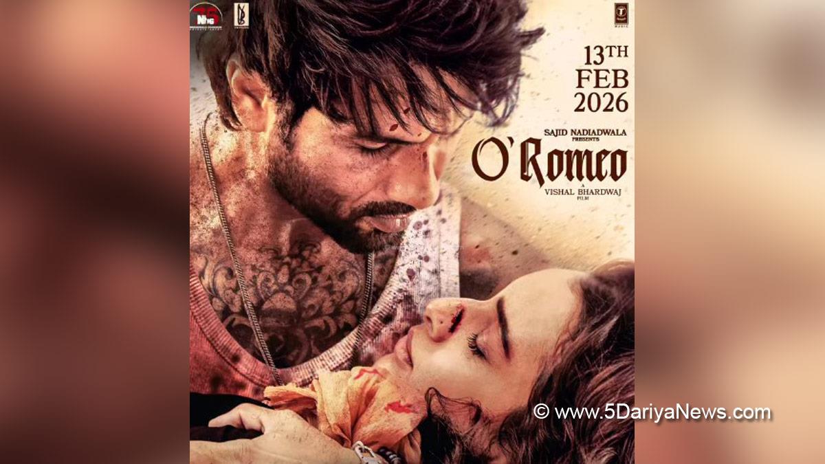 Shahid Kapoor, Bollywood, Entertainment, Mumbai, Actor, Actress, Cinema, Hindi Films, Movie, Mumbai News, Triptii Dimri, Vishal Bhardwaj, O Romeo