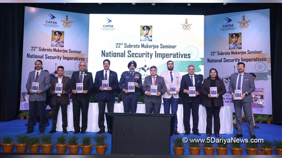Military, Indian Air Force, Chief of the Air Staff, Air Chief Marshal AP Singh, 22nd Subroto Mukerjee International Seminar