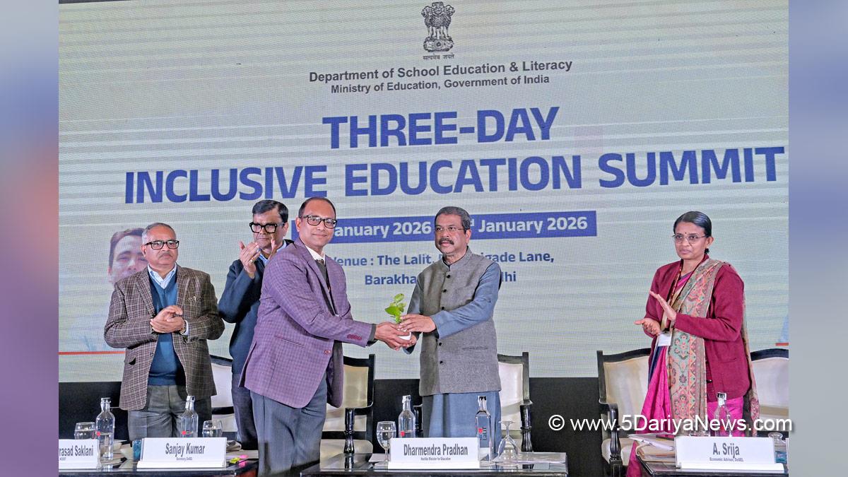 Dharmendra Pradhan, Dharmendra Debendra Pradhan, BJP, Bharatiya Janata Party, Union Education Minister, Inclusive Education Summit 2026