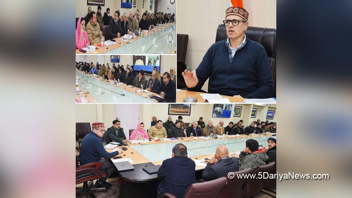 Omar Abdullah, Chief Minister of JK, Jammu and Kashmir National Conference, National Conference, Srinagar, Kashmir, Jammu And Kashmir, Jammu, Javid Ahmad Dar, Javid Dar, Sakeena Itoo, Sakina Itoo, Satish Sharma, Dheeraj Gupta