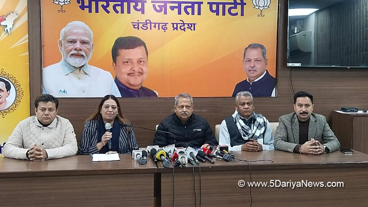 Jatinder Pal Malhotra, Jitender Pal Malhotra, BJP Chandigarh, Bharatiya Janata Party, BJP, Harpreet Kaur Babla