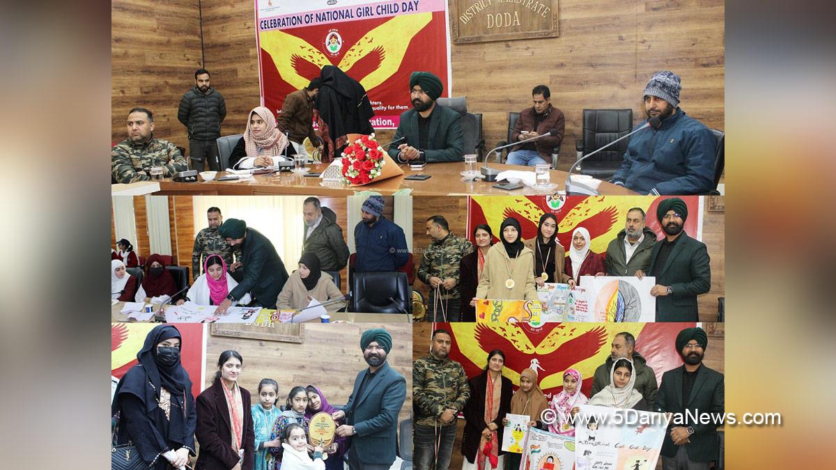 Harvinder Singh, Doda, Deputy Commissioner Doda, Kashmir, Jammu And Kashmir, Jammu, District Administration Doda, National Girl Child Day