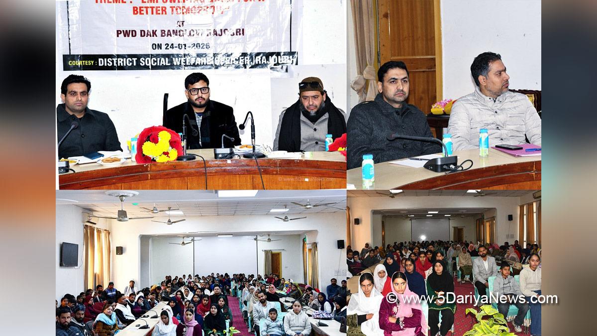 Abhishek Sharma, Rajouri, DC Rajouri, Deputy Commissioner Rajouri, Kashmir, Jammu And Kashmir, Jammu, District Administration Rajouri, National Girl Child Day