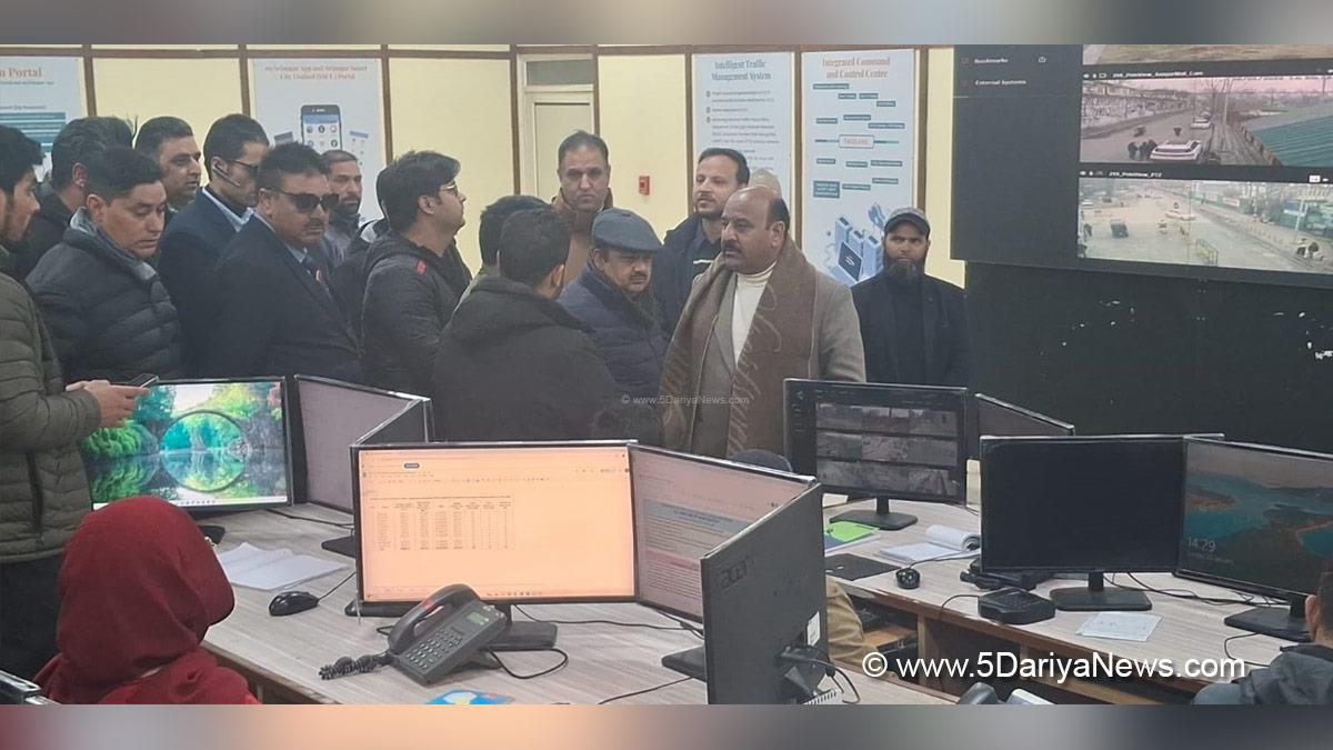 Surinder Kumar Choudhary, Jammu and Kashmir National Conference, National Conference, Kashmir, Jammu And Kashmir, Jammu, Integrated Command and Control Centre, ICCC