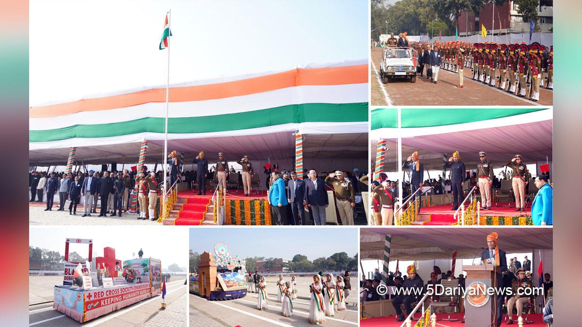 H Rajesh Prasad, Chief Secretary Chandigarh, UT Chandigarh, 77th Republic Day, Republic Day of India, Republic Day 2026, Republic Day Parade 2026, National flag