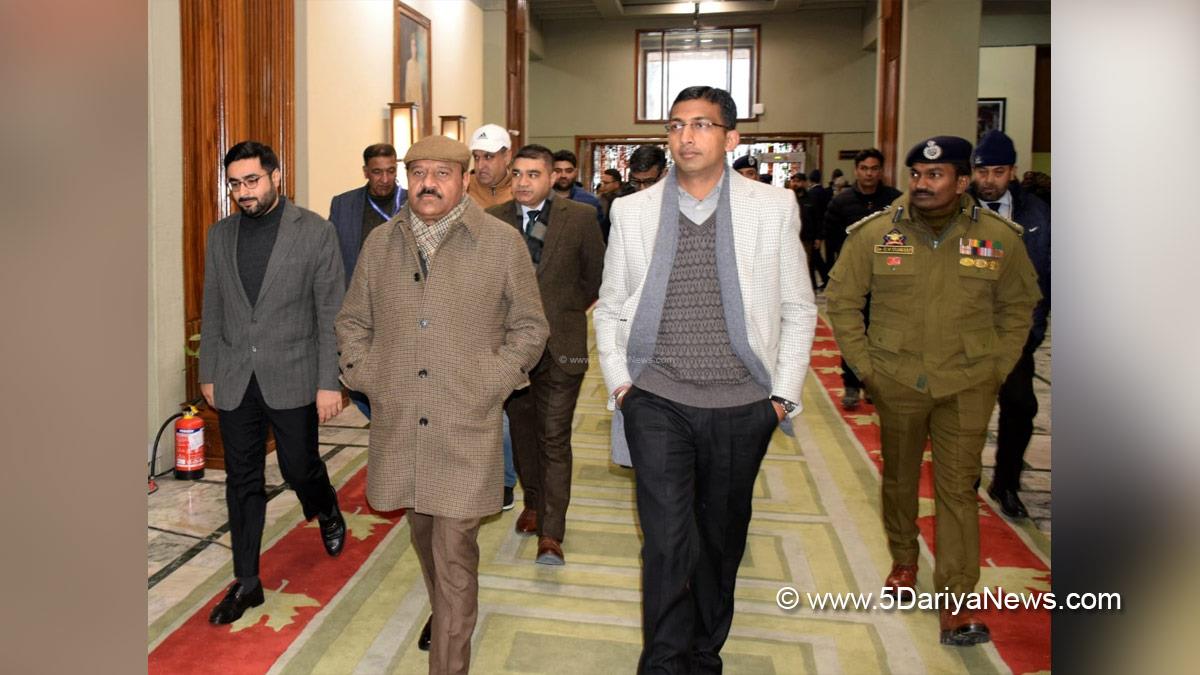 Surinder Kumar Choudhary, Jammu and Kashmir National Conference, National Conference, Kashmir, Jammu And Kashmir, Jammu, Anshul Garg, Akshay Labroo, Republic Day, Republic Day 2026, 77th Republic Day, National Flag