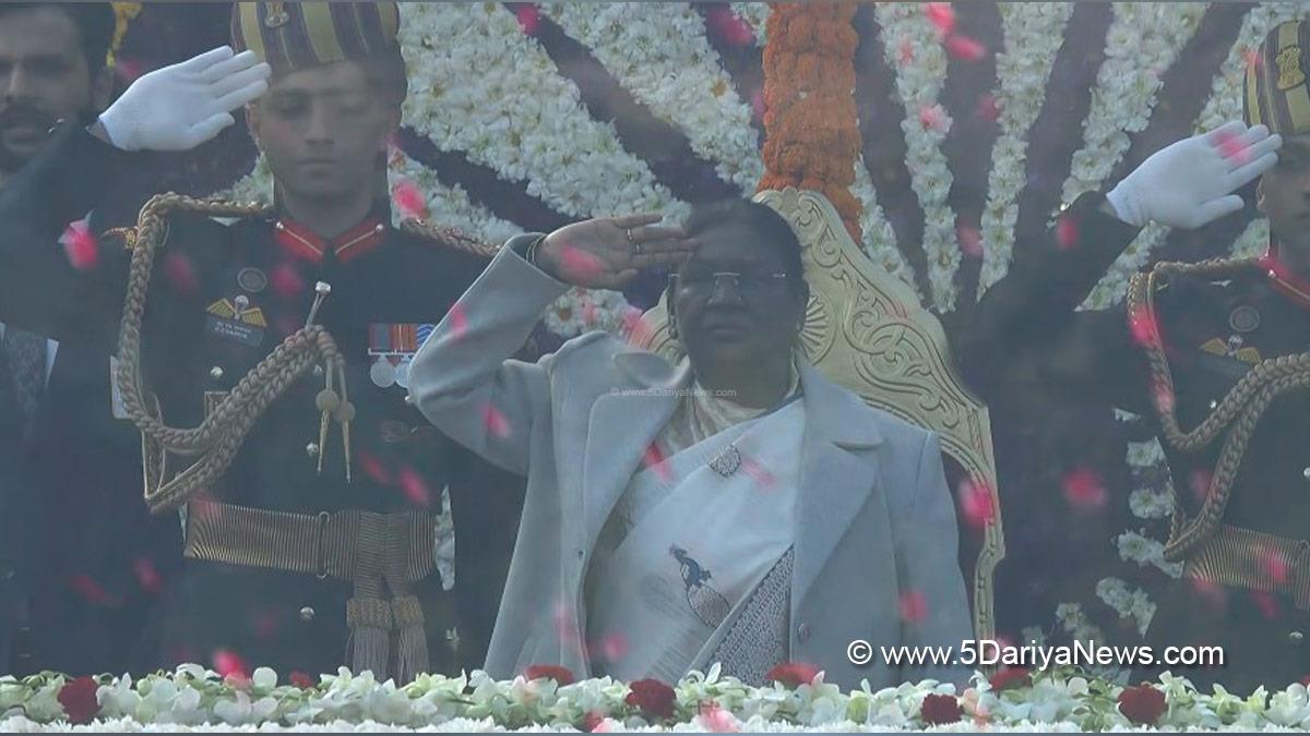Droupadi Murmu, President of India, President, Indian President, Rashtrapati, Republic Day, Republic Day 2026, 77th Republic Day, National Flag