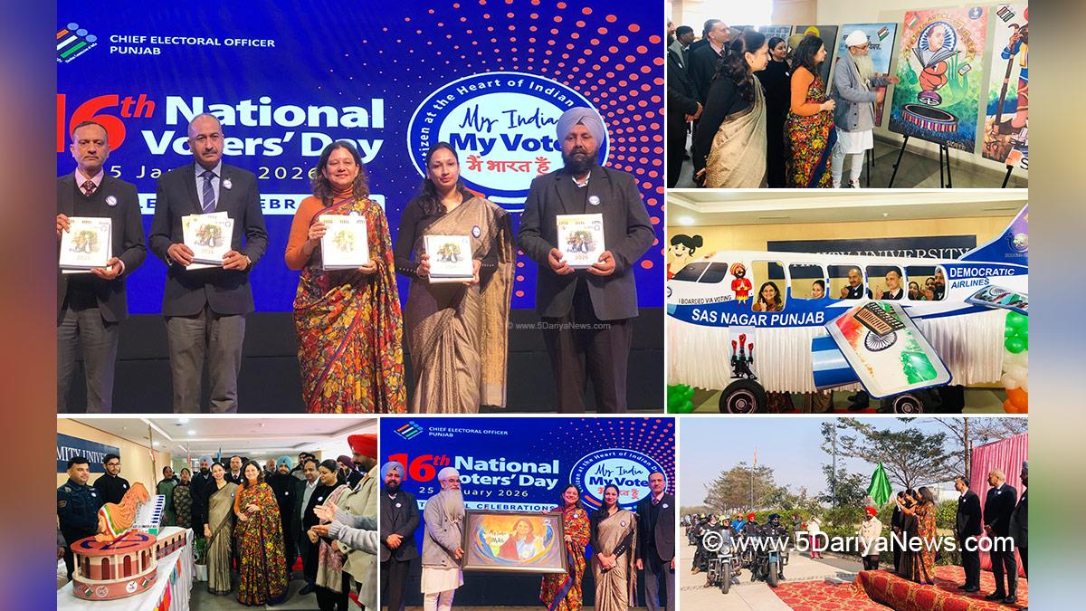 Anindita Mitra, Election Commision Punjab, ECI, Chief Electoral Officer Punjab, CEO Punjab, Komal Mittal, DC Mohali, Deputy Commissioner Mohali, SAS Nagar, SAS Nagar Mohali, Mohali, Sahibzada Ajit Singh Nagar