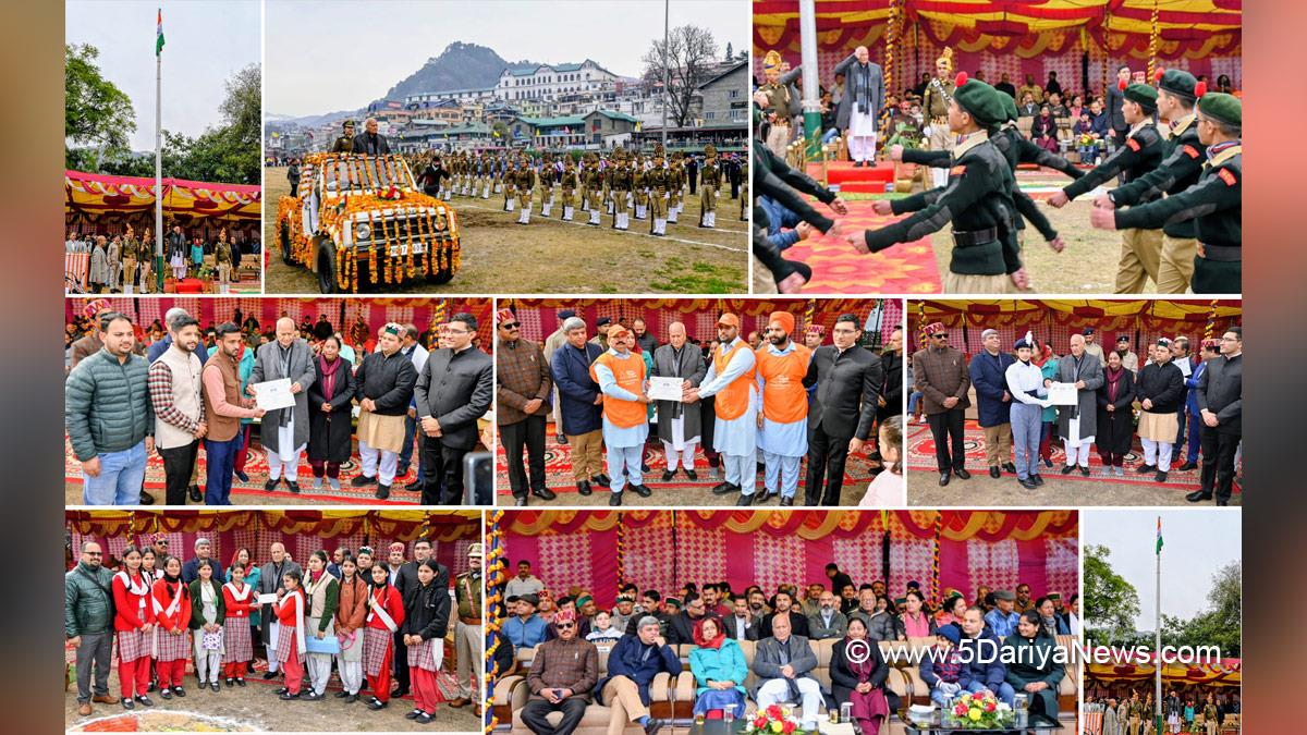 Chander Kumar, Himachal Pradesh, Himachal, Congress, Indian National Congress, Himachal Congress, Mukesh Repswal, Himachal Admin, Chamba, 77th Republic Day, Republic Day of India, Republic Day 2026, Republic Day Parade 2026, National flag
