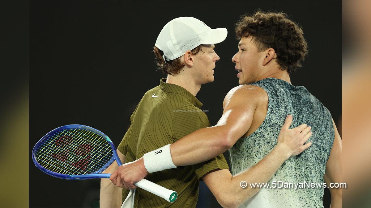 Sports News, Tennis, Jannik Sinner, Ben Shelton, Australian Open, Novak Djokovic