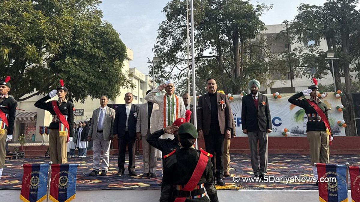 Rayat Bahra University, Rayat Bahra Group of Institutions, RBGI, Gurvinder Singh Bahra, 77th Republic Day, Republic Day of India, Republic Day 2026, Republic Day Parade 2026, National flag