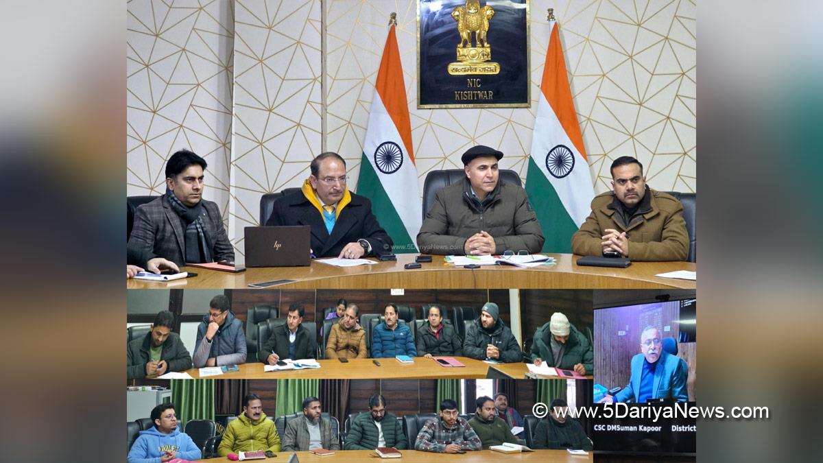 Pankaj Kumar Sharma, Kishtwar, DC Kishtwar, Deputy Commissioner Kishtwar, Kashmir, Jammu And Kashmir, Jammu, District Administration Kishtwar, District Telecom Committee, DTC
