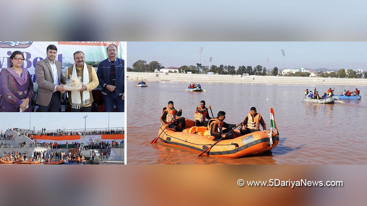 Dr Devansh Yadav, Jammu Municipal Corporation, Jammu, Kashmir, Jammu And Kashmir, Jammu Smart City Ltd, Tawi Boating Festival