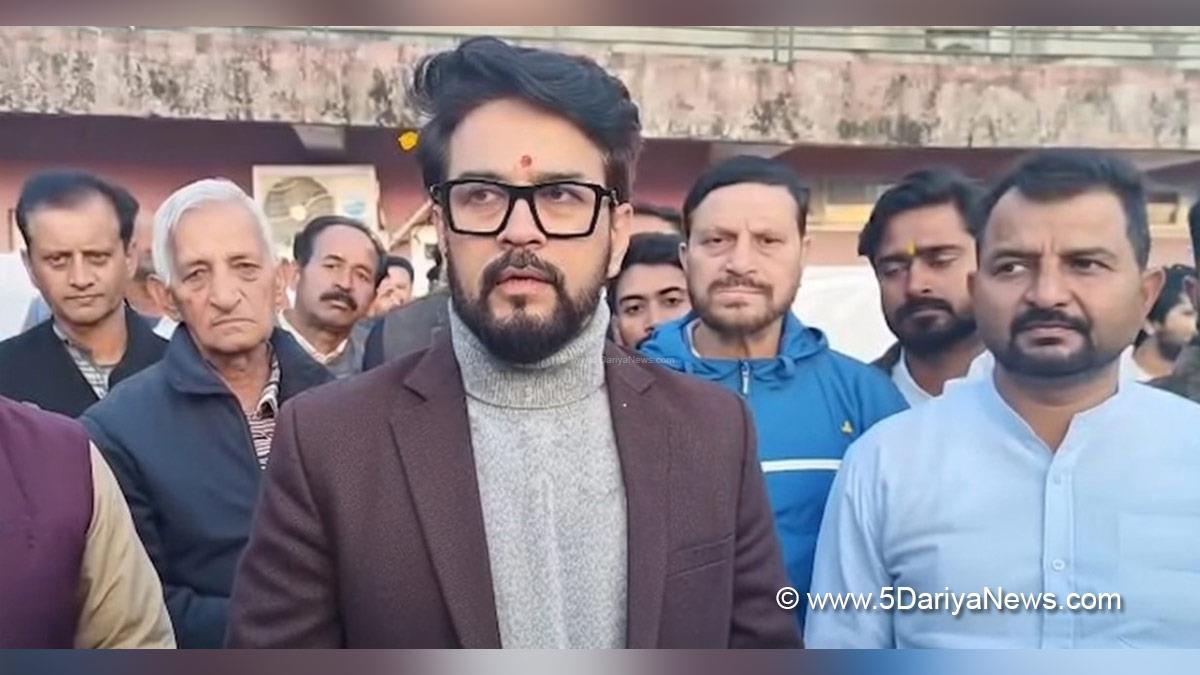 Anurag Thakur, Anurag Singh Thakur, BJP, Bharatiya Janata Party