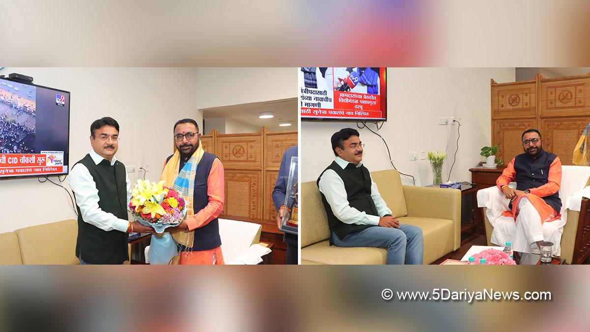 Prataprao Jadhav, Prataprao Ganpatrao Jadhav, BJP, Bharatiya Janata Party, Ministry of AYUSH, Narendra Shivaji Patel