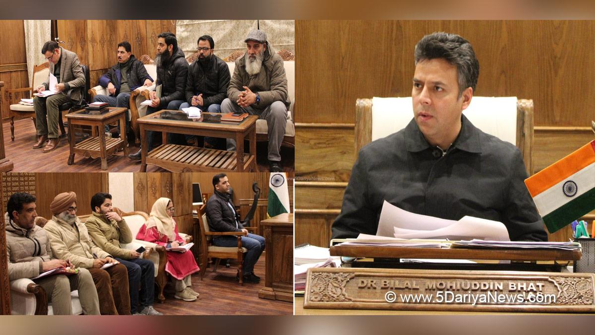 Dr Bilal Mohi Ud Din Bhat, Budgam, Deputy Commissioner Budgam, DC Budgam, Kashmir, Jammu And Kashmir, Jammu, District Administration Budgam, Pradhan Mantri Viksit Bharat Rozgar Yojana, PMVBRY