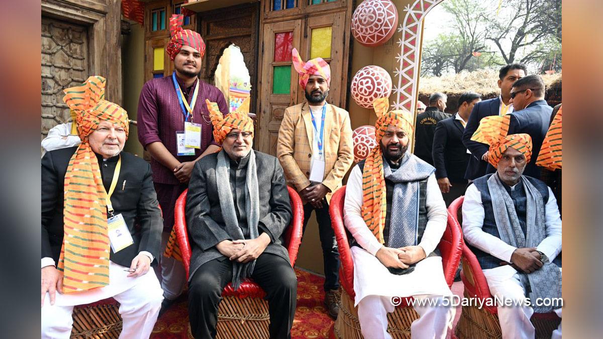Nayab Singh Saini, Haryana, Bharatiya Janata Party, BJP, Haryana Chief Minister, Chief Minister of Haryana, BJP Haryana, Dr Arvind Kumar Sharma, CP Radhakrishnan, Chandrapuram Ponnusami Radhakrishnan, Vice President of India, Krishan Pal Gurjar, 39th Surajkund International Crafts Mela 2025, Surajkund International Crafts Mela, Surajkund Mela, Surajkund, Faridabad, Haryana