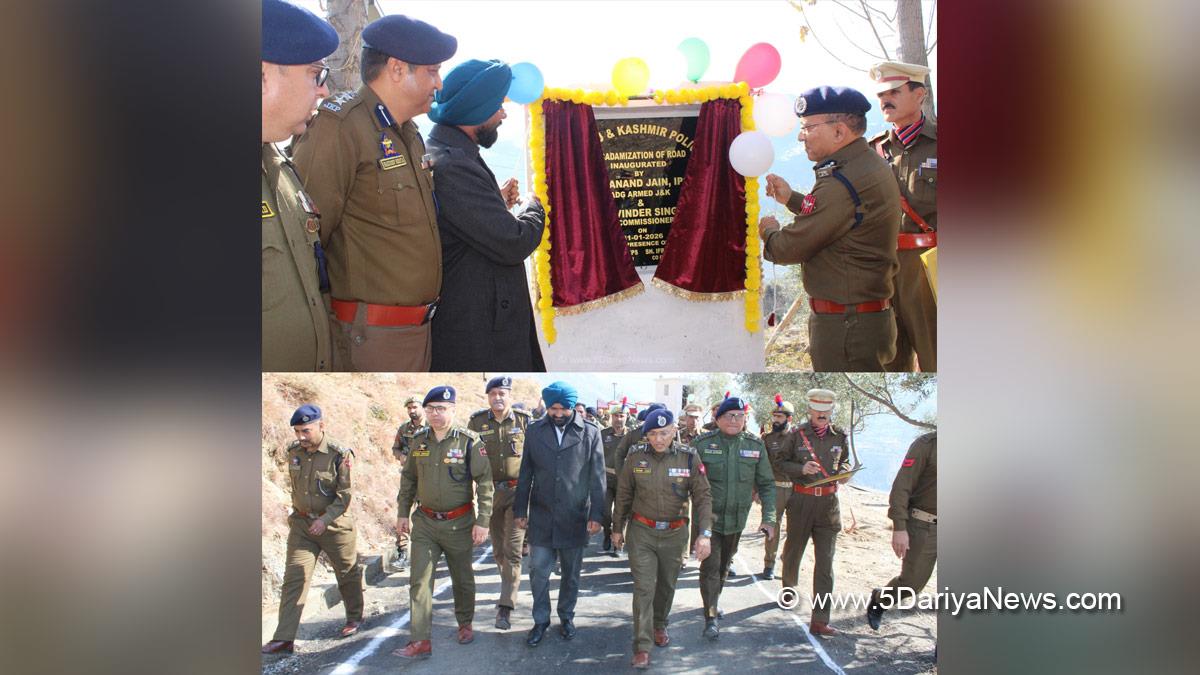 Harvinder Singh, Doda, Deputy Commissioner Doda, Kashmir, Jammu And Kashmir, Jammu, District Administration Doda, Anand Jain, Additional Director General of Police, ADGP, ADGP Armed