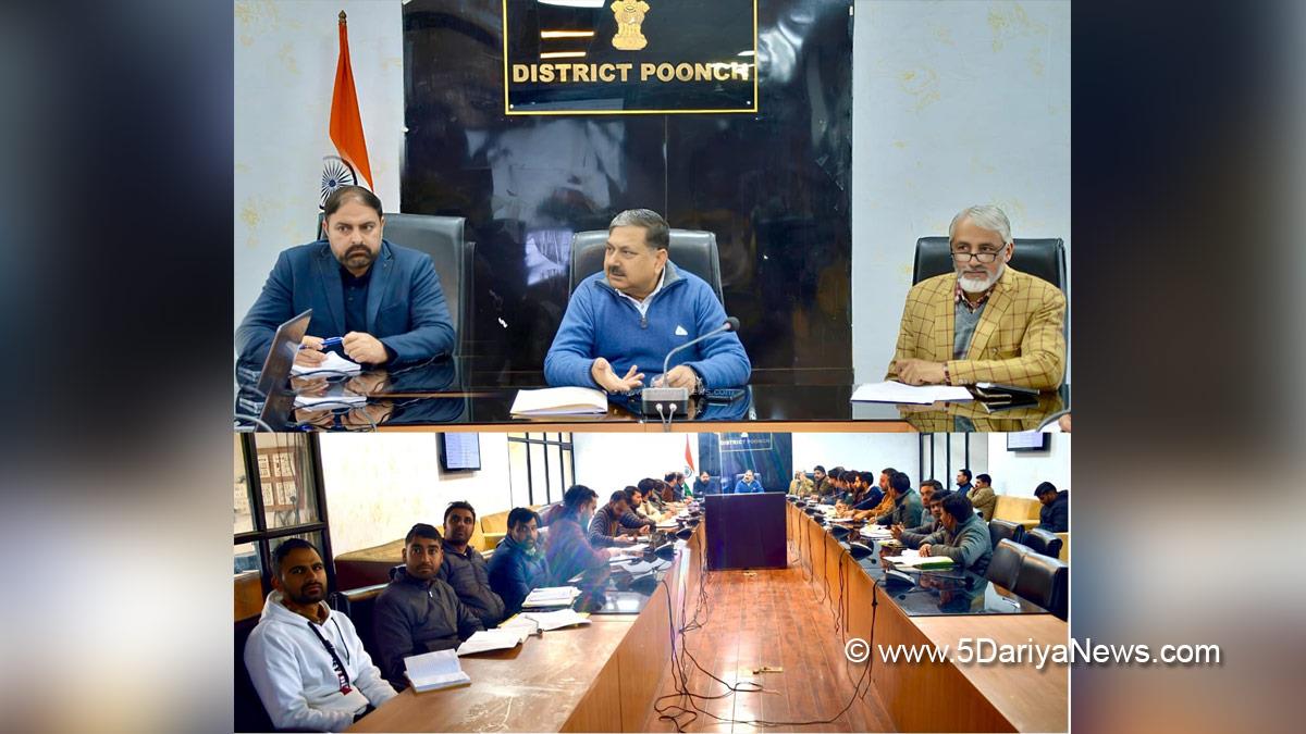 Ashok Kumar Sharma, Poonch, Deputy Commissioner Poonch, Kashmir, Jammu And Kashmir, Jammu, District Administration Poonch, Jal Jeevan Mission, JJM