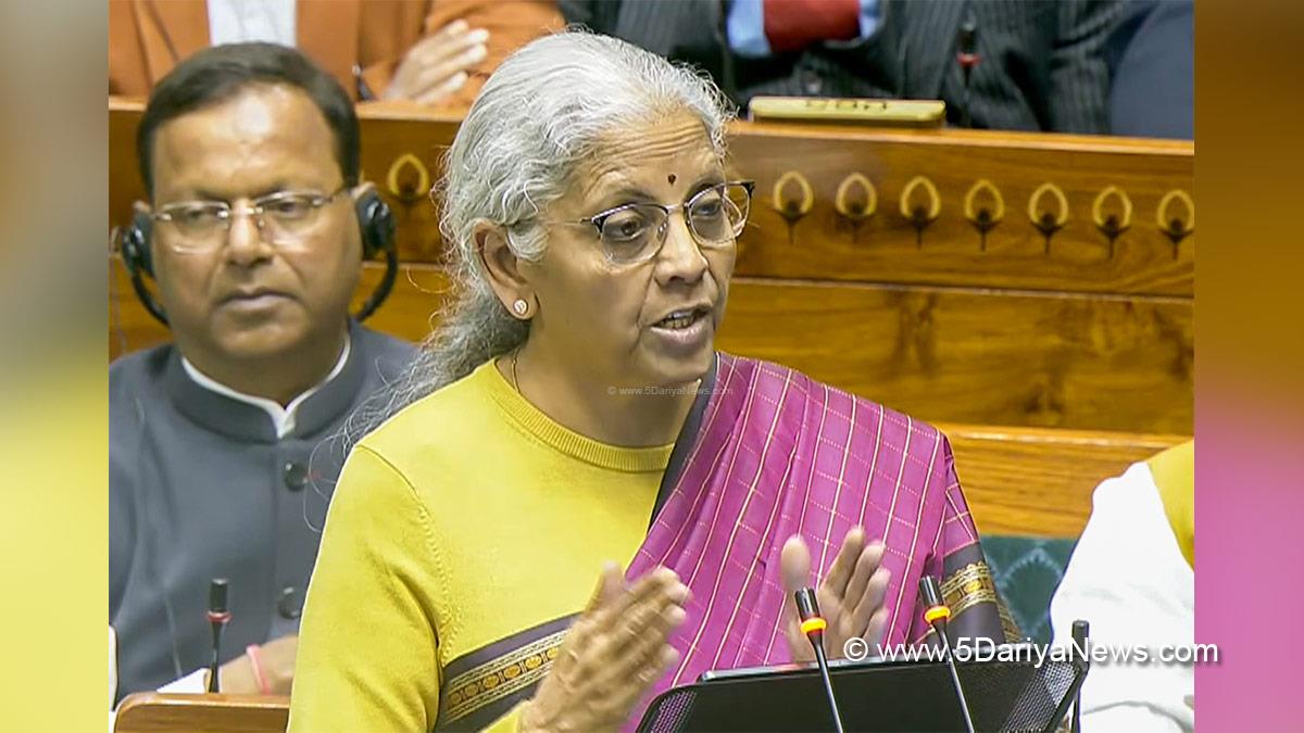 Nirmala Sitharaman, Union Minister for Finance and Corporate Affairs, BJP, Bharatiya Janata Party, Union Budget 2026 27, Union Budget