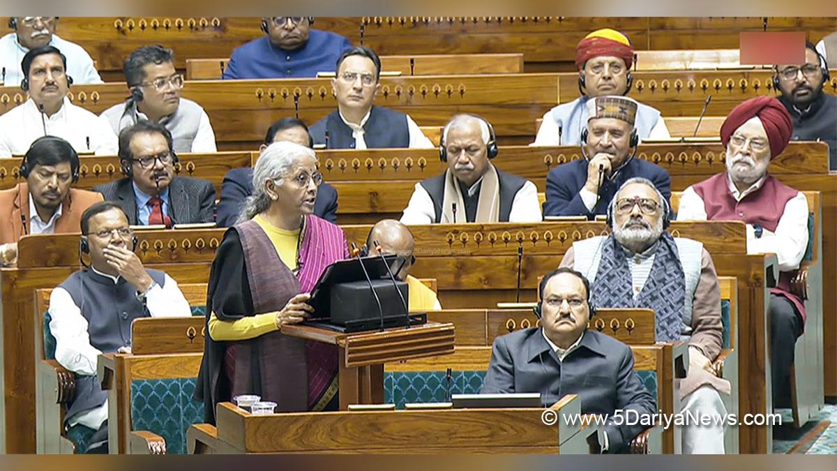 Nirmala Sitharaman, Union Minister for Finance and Corporate Affairs, BJP, Bharatiya Janata Party, Union Budget 2026 27, Union Budget