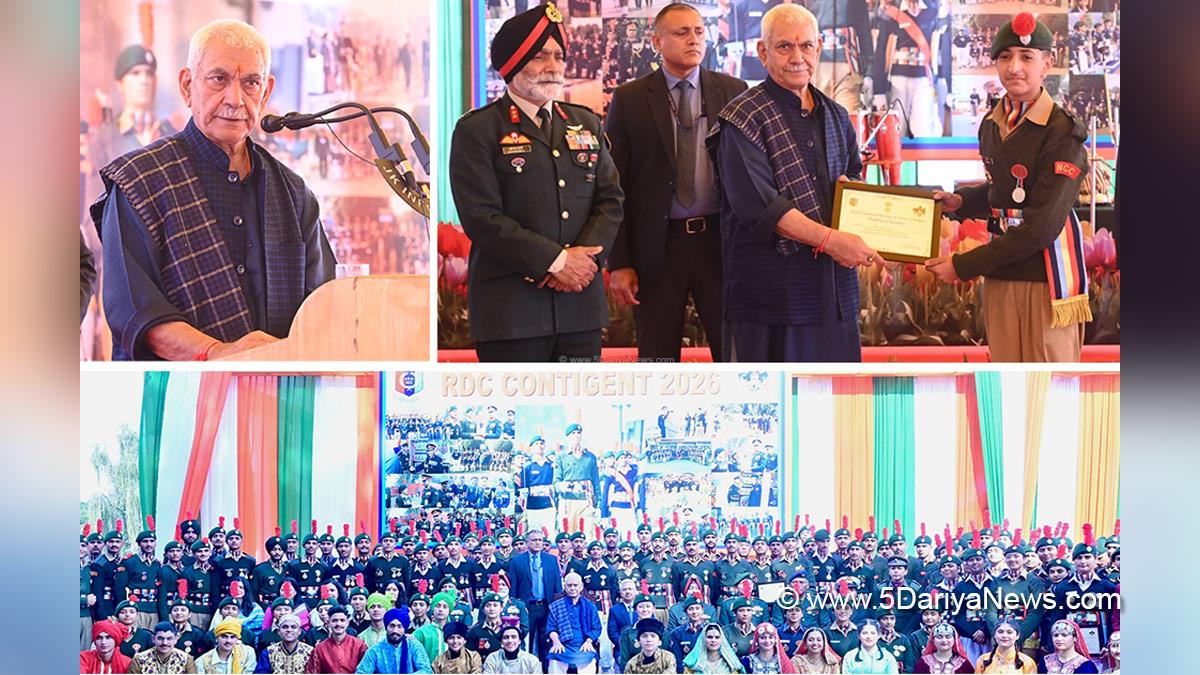 Manoj Sinha, Lieutenant Governor JK, Raj Bhavan, Jammu, Srinagar, Kashmir, Jammu And Kashmir, Republic Day Camp