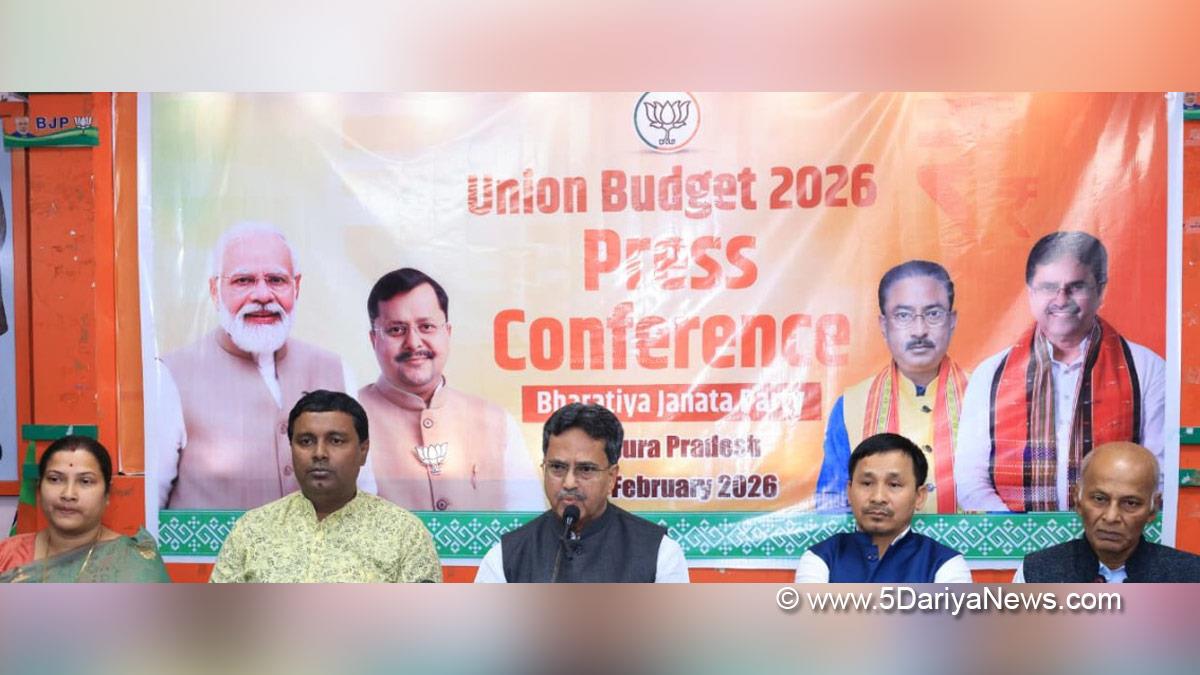 Manik Saha, Agartala, BJP, Bharatiya Janata Party, Tripura, Chief Minister of Tripura, Budget for 2026 27, Union Budget 2026 27, Union Budget