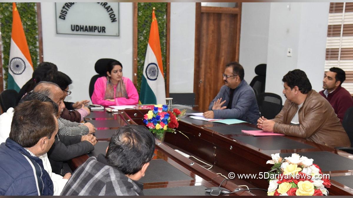 Saloni Rai, Udhampur, DC Udhampur, Deputy Commissioner Udhampur, Kashmir, Jammu And Kashmir, Jammu, District Administration Udhampur, District Level Advisory Committee, DLAC