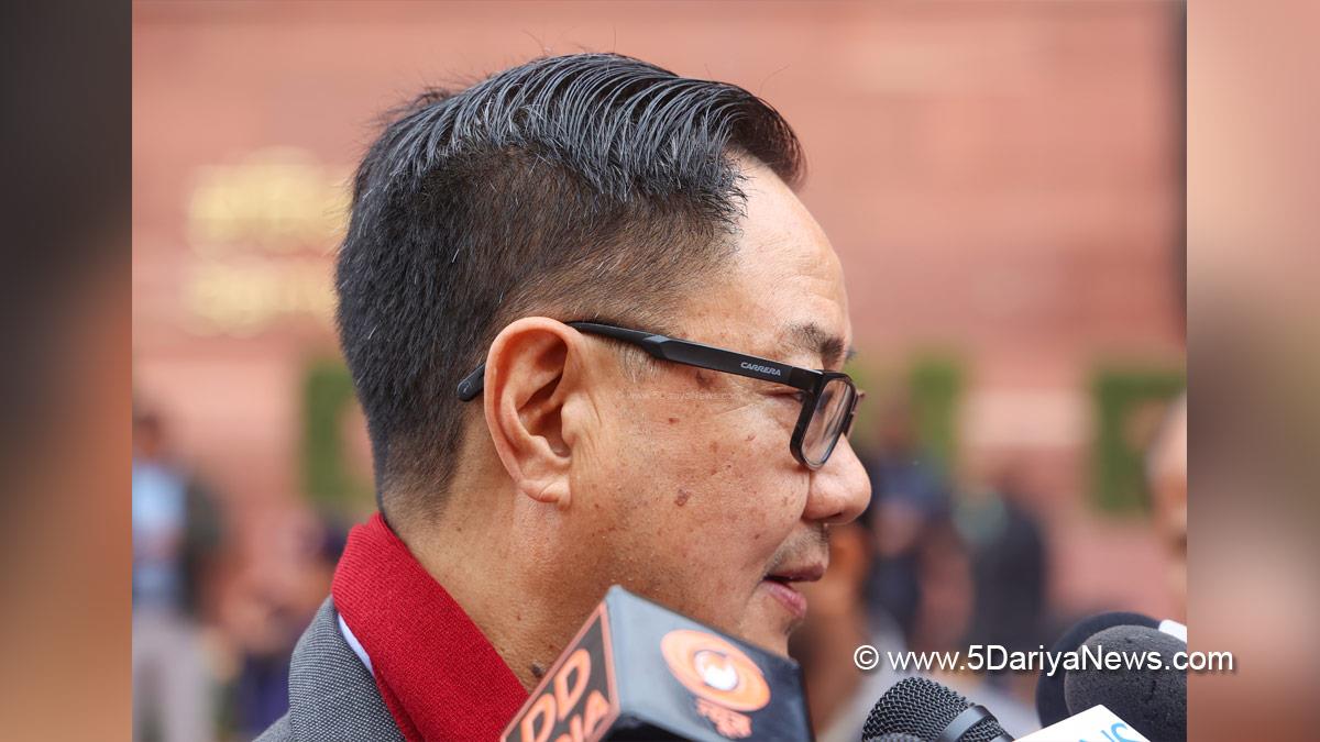 Kiren Rijiju, BJP, Bharatiya Janata Party, Union Minister of Parliamentary Affairs and Minority Affairs