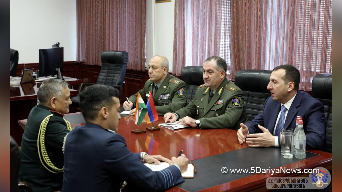 Military, Indian Army, General Anil Chauhan, Chief of Defence Staff, CDS, Suren Papkyan