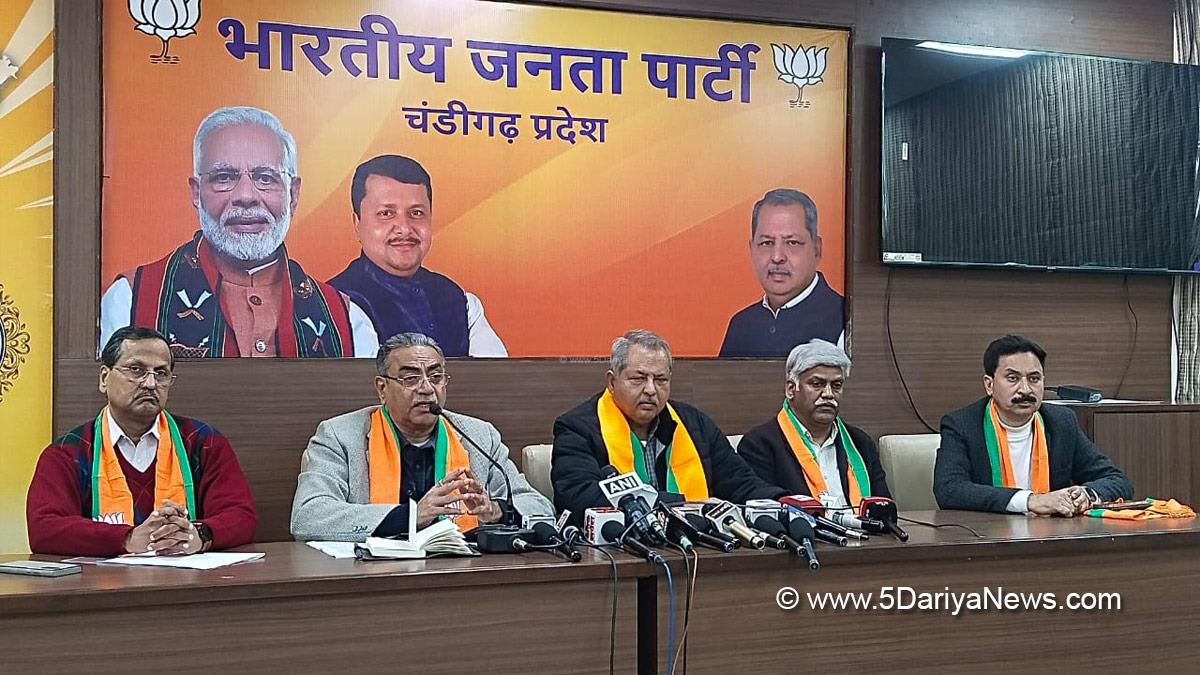 Jatinder Pal Malhotra, Jitender Pal Malhotra, BJP Chandigarh, Bharatiya Janata Party, BJP, Sanjay Tandon