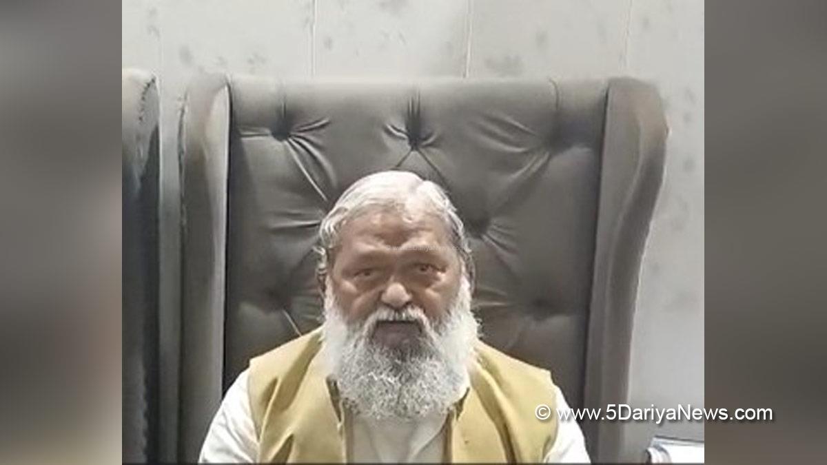 Anil Vij, Haryana, Ambala, Bharatiya Janata Party, BJP, BJP Haryana