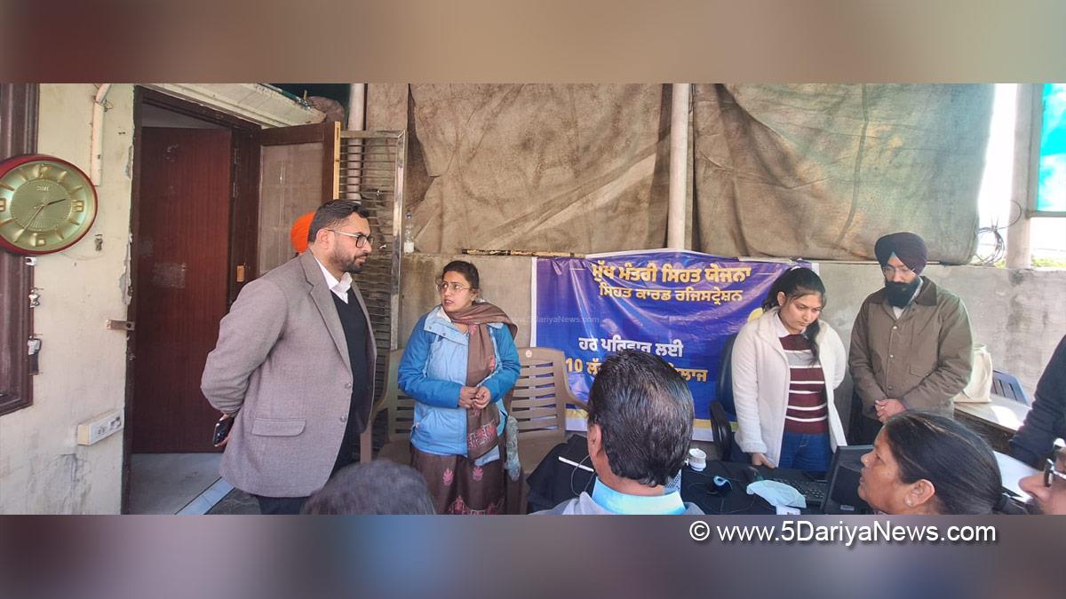 Dalwinderjit Singh, DC Amritsar, Amritsar, Deputy Commissioner Amritsar, Mukh Mantri Sehat Yojna