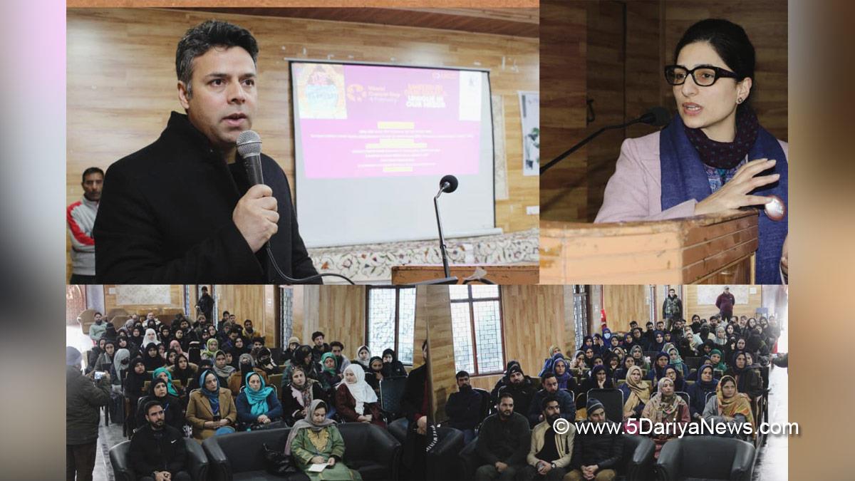 Dr Bilal Mohi Ud Din Bhat, Budgam, Deputy Commissioner Budgam, DC Budgam, Kashmir, Jammu And Kashmir, Jammu, District Administration Budgam, World Cancer Day