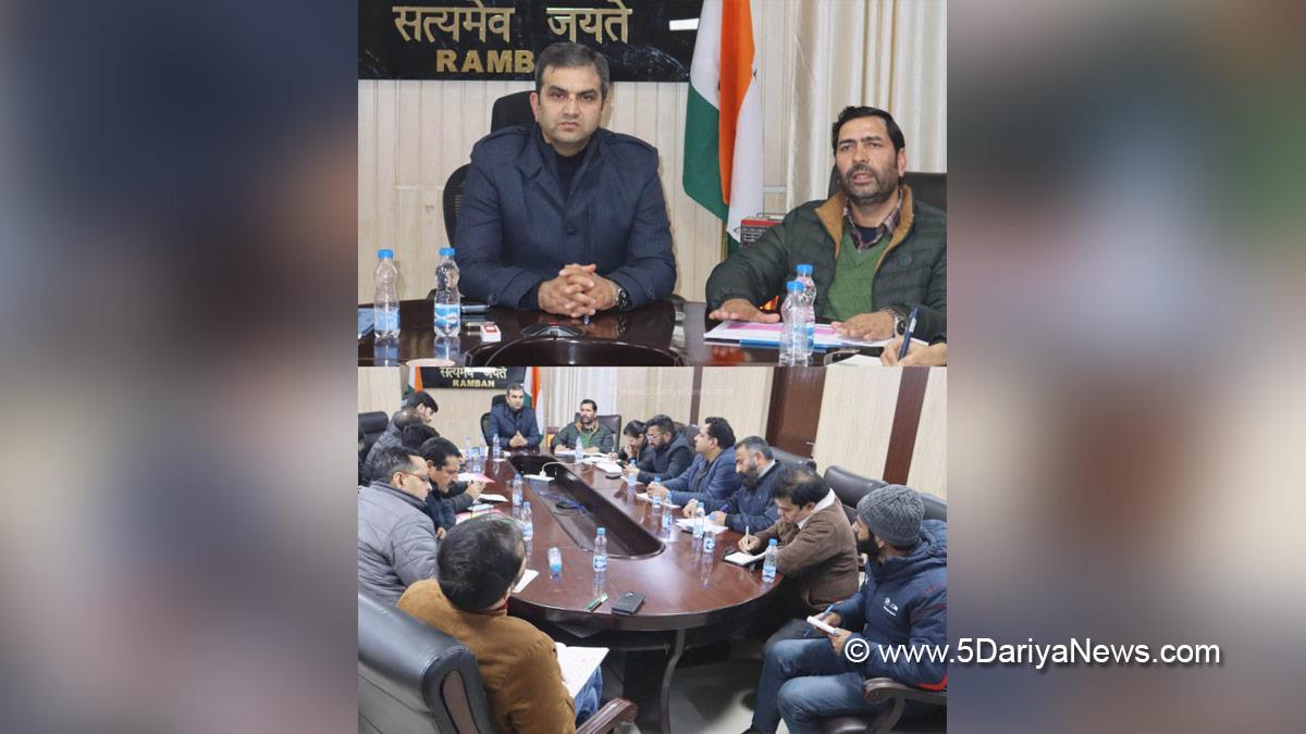 Mohammad Alyas Khan, Ramban, Deputy Commissioner Ramban, Kashmir, Jammu And Kashmir, Jammu, District Administration Ramban, Rural Development Department, RDD