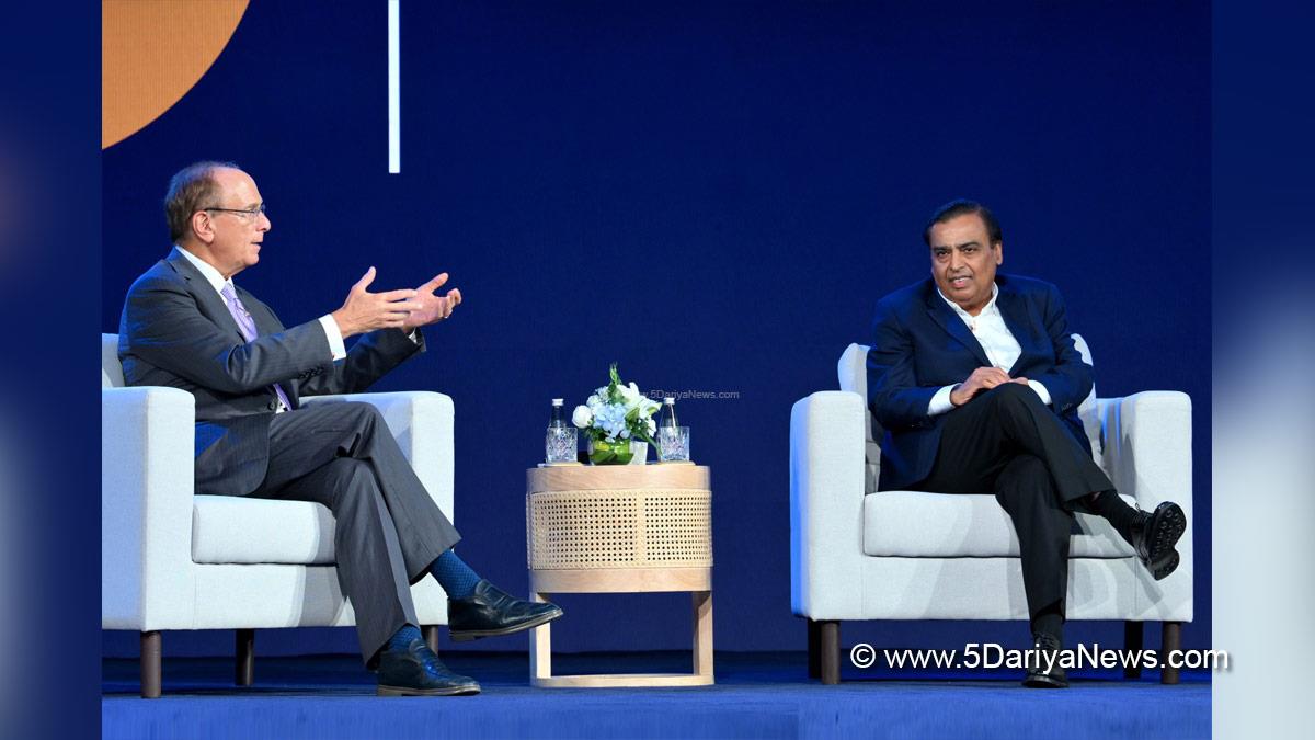 Mukesh Ambani, Larry Fink