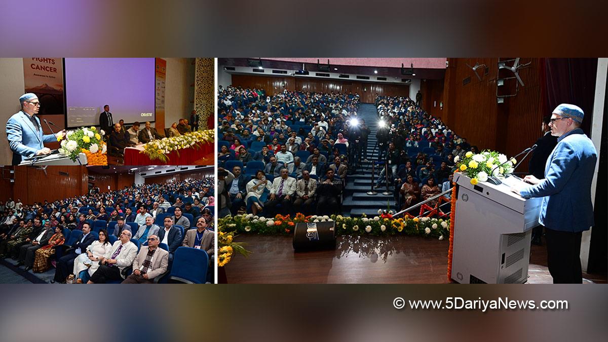 Omar Abdullah, Chief Minister of JK, Jammu and Kashmir National Conference, National Conference, Srinagar, Kashmir, Jammu And Kashmir, Jammu, Sakeena Itoo, Sakina Itoo, Nasir Aslam Wani, Dr Syed Abid Rasheed, Dr Syed Abid Rasheed Shah, World Cancer Day, GMC Jammu