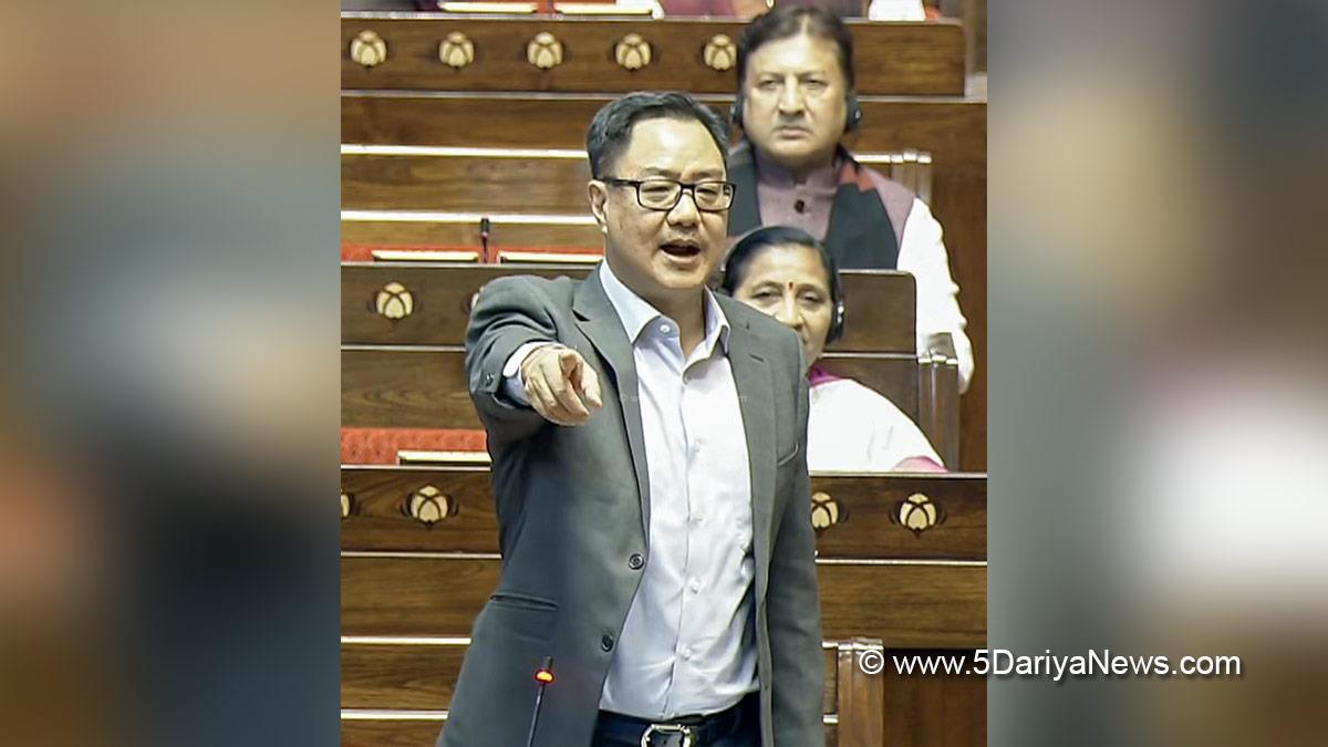 Kiren Rijiju, BJP, Bharatiya Janata Party, Union Minister of Parliamentary Affairs and Minority Affairs