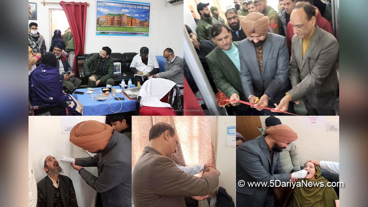 Harvinder Singh, Doda, Deputy Commissioner Doda, Kashmir, Jammu And Kashmir, Jammu, District Administration Doda, Haj Pilgrims 2026, Haj Pilgrims Vaccination Camp 2026, GMC Doda