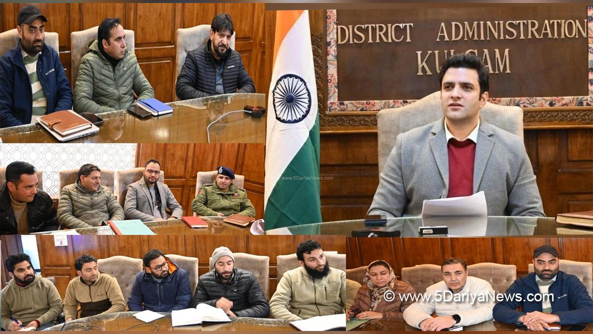 Athar Aamir Khan, Kulgam, Deputy Commissioner Kulgam, Kashmir, Jammu And Kashmir, Jammu, District Administration Kulgam