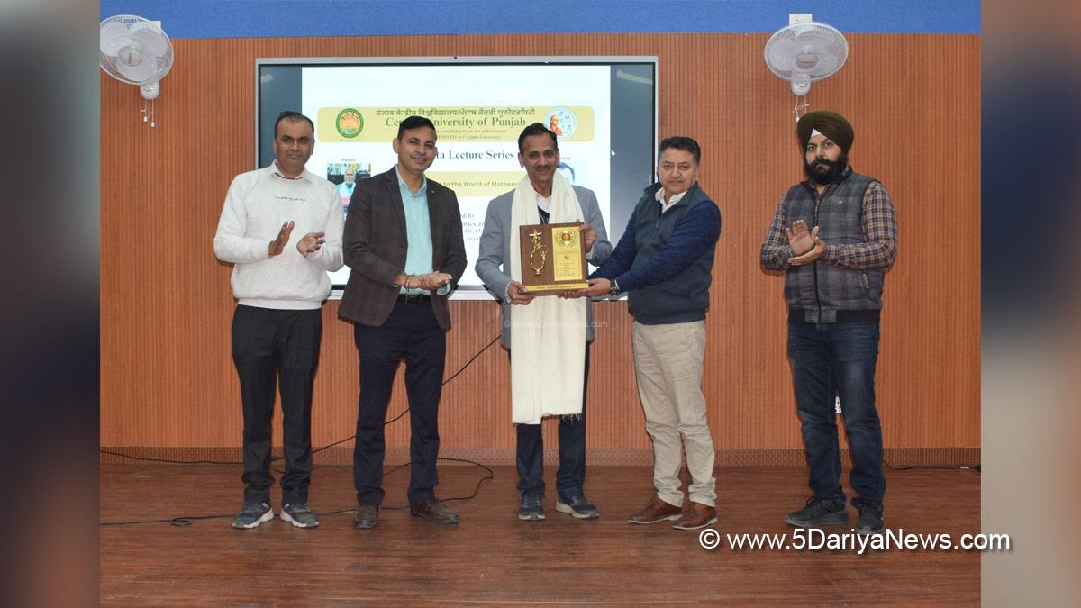 Central University of Punjab, CUPB, Bathinda, Prof Raghvendra P Tiwari