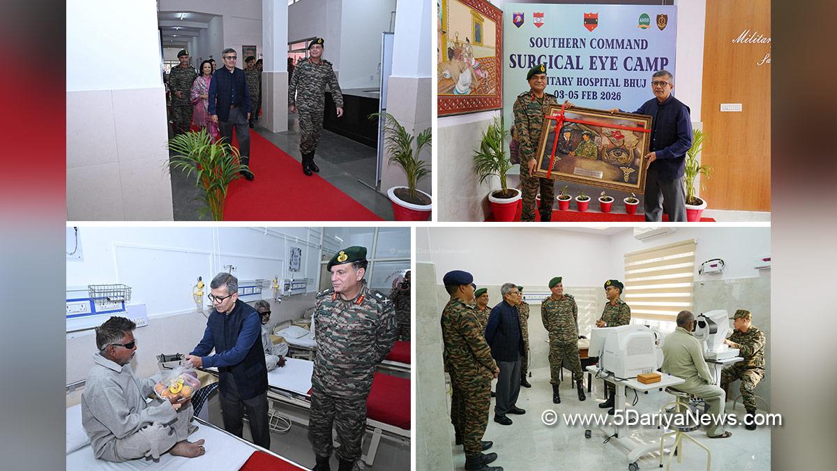 Military, Indian Army, Rajesh Kumar Singh, Defence Secretary, Military Hospital, Military Hospital Bhuj, Lt Gen Dhiraj Seth