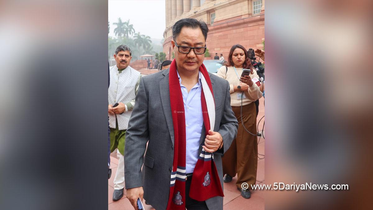Kiren Rijiju, BJP, Bharatiya Janata Party, Union Minister of Parliamentary Affairs and Minority Affairs