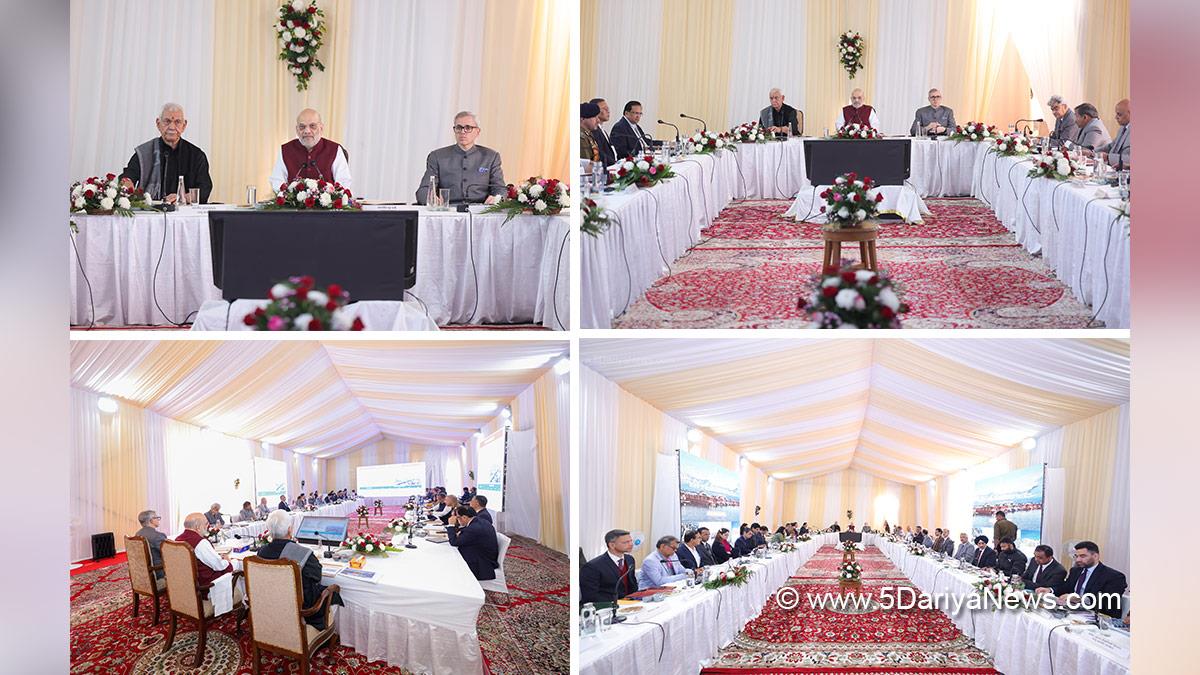 Amit Shah, Union Home Minister, BJP, Bharatiya Janata Party, Minister of Cooperation, Manoj Sinha, Omar Abdullah