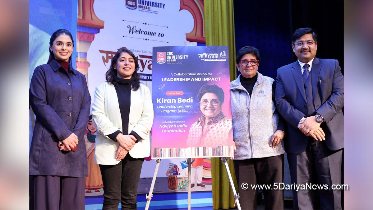 CGC Jhanjeri, Chandigarh Group Of Colleges, Satnam Singh Sandhu, Rashpal Singh Dhaliwal, Jhanjeri, CGC Jhanjeri Campus, Dr Kiran Bedi 