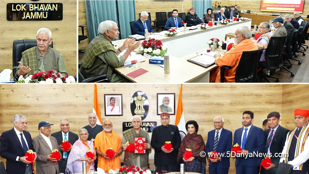 Manoj Sinha, Lieutenant Governor JK, Raj Bhavan, Jammu, Srinagar, Kashmir, Jammu And Kashmir, Shri Mata Vaishno Devi Shrine Board, SMVDSB