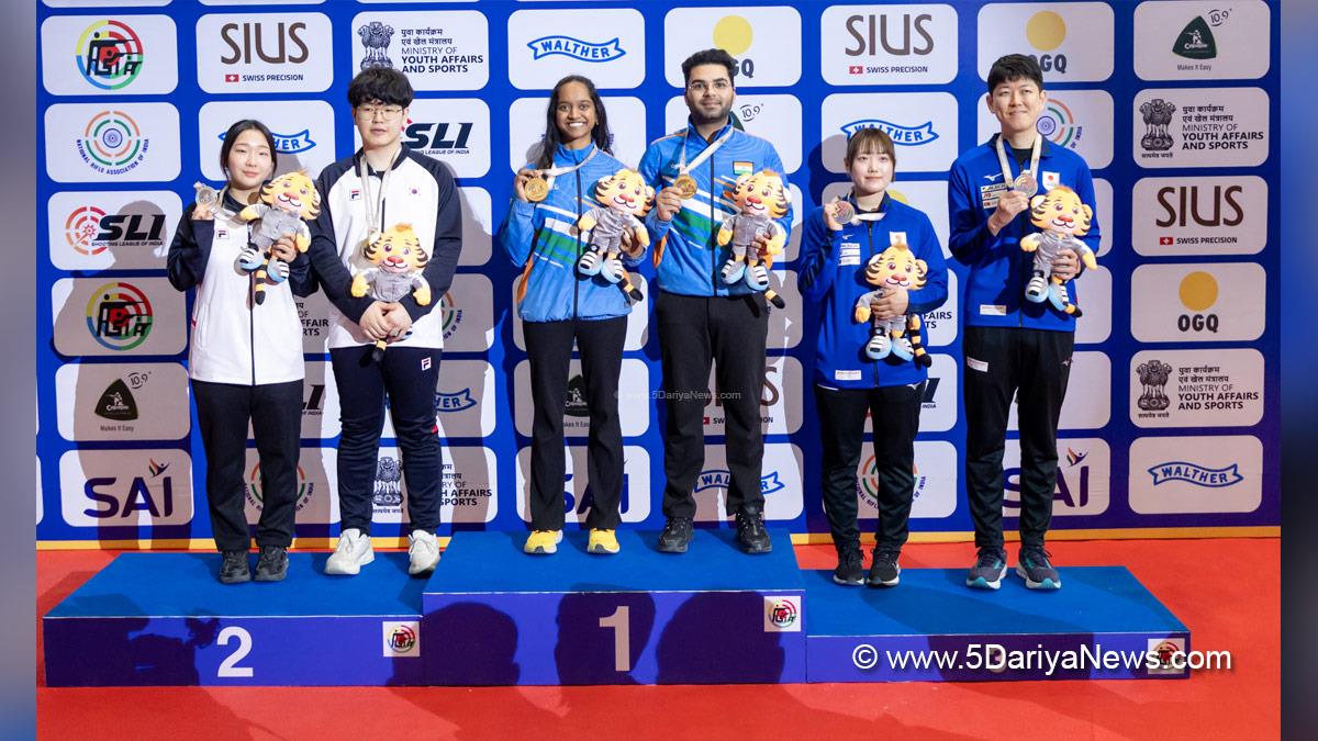 Sports News, Shooting, Elavenil Valarivan, Arjun Babuta, Asian Shooting Championship, Asian Rifle Pistol Championship
