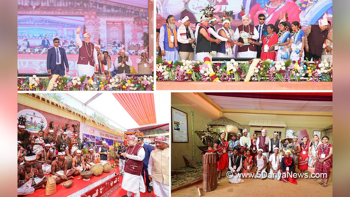 Amit Shah, Union Home Minister, BJP, Bharatiya Janata Party, Minister of Cooperation, Vishnu Deo Sai, Bastar Pandum 2026