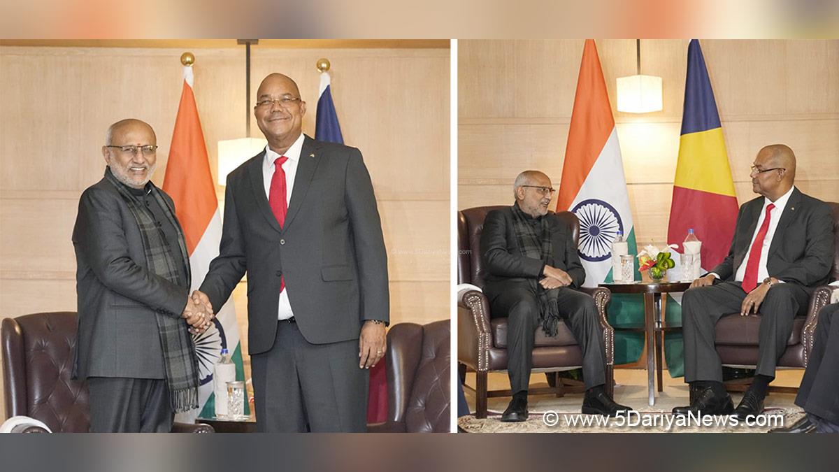 CP Radhakrishnan, Chandrapuram Ponnusami Radhakrishnan, Vice President of India, BJP, Bharatiya Janata Party, Patrick Herminie, Dr Patrick Herminie